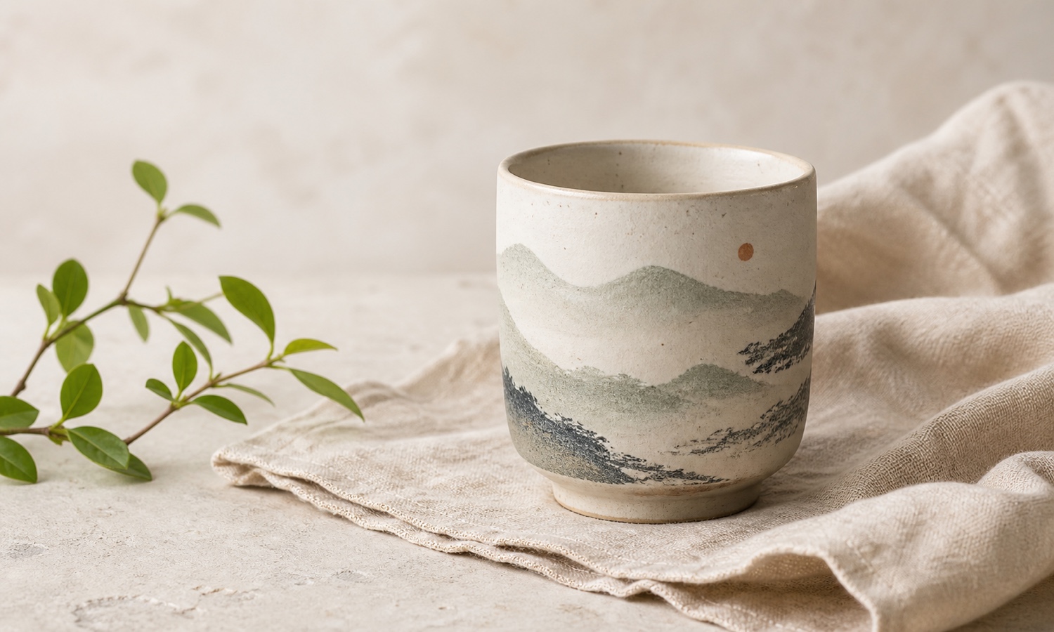 A small ceramic object from Rain Studio